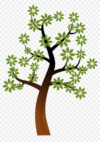 Bare Tree Branch Vector For Kids - Public Domain Tree Clipart