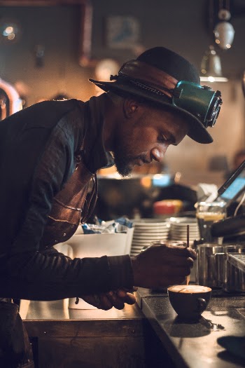 Barista Making A Coffee
