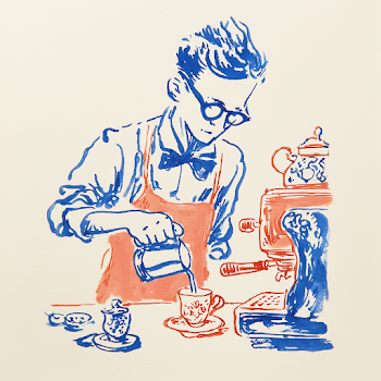 Barista Pouring Coffee