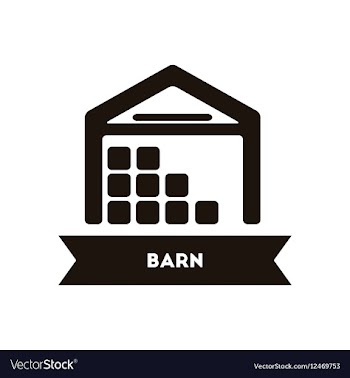 Barn building vector image
