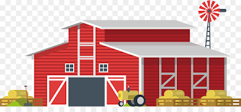 Barn Cartoon Farm Granary - Red country cartoon barn png download ...