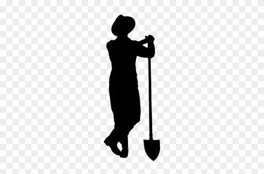Barn Silhouette Clip Art - Farmer Silhouette Transparent Background
