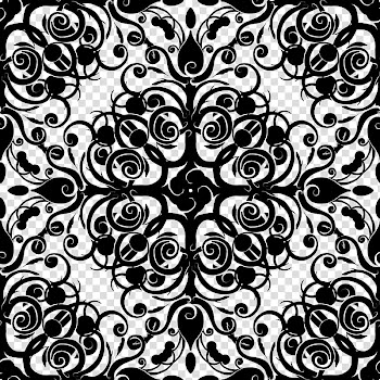 Baroque , black and white abstract painting transparent background PNG clipart