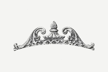 Baroque ornament collage element, black | Free PSD Illustration - rawpixel