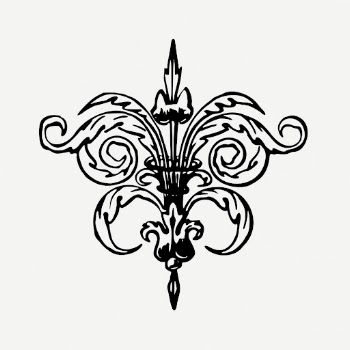 Baroque ornament drawing,  vintage | Free PSD - rawpixel