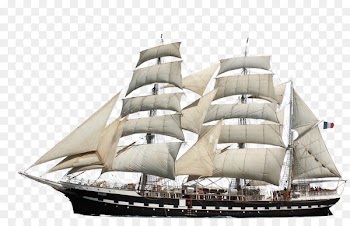 Barque Brigantine Ship Watercraft - With ship 
