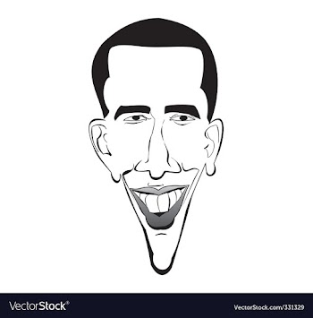 Barrack Obama vector image