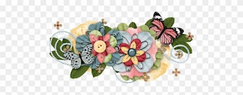 Barras Separadoras Para Fondos Y Blogger De Flores - Borders Frames Transparent Digital Scrapbooking Butterfly