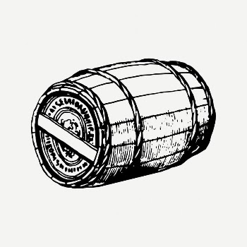 Barrel clipart, vintage illustration psd. | Free PSD Illustration - rawpixel