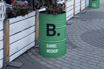 Barrel Mockup barrel mockup b. barrel kup 