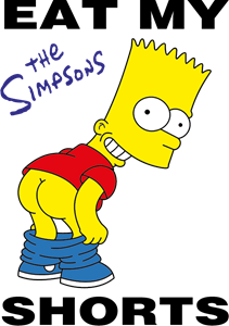 Bart Simpson Eat My Shorts Logo Vector