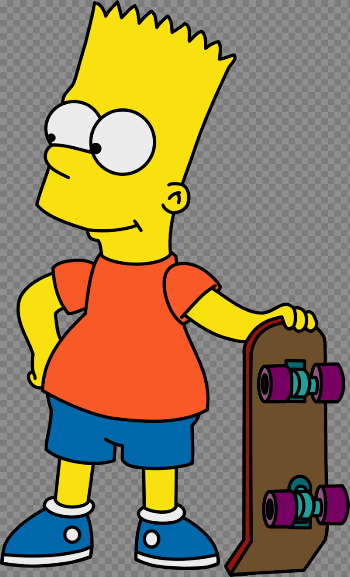 Bart Simpson Transparent