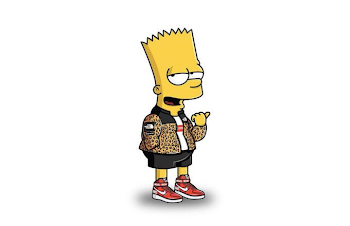 Bart Simpson X Supreme | S T Y L E in 2019 | Os simpsons, Papeis ...