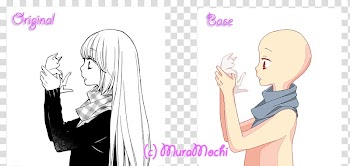 Base , girl holding kitten anime collage transparent background PNG clipart