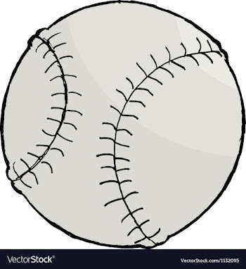 Baseball ball vector image