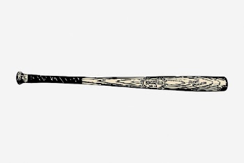 Baseball bat clipart, sport equipment | Free Vector - rawpixel