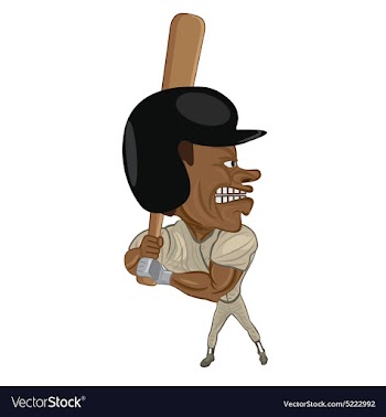 Baseball batter vector image