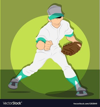  					Baseball boy vector image														
