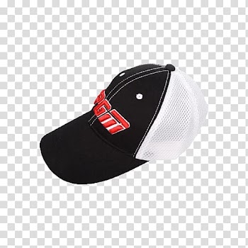 Baseball cap Hat, Black and white breather cap transparent background PNG clipart