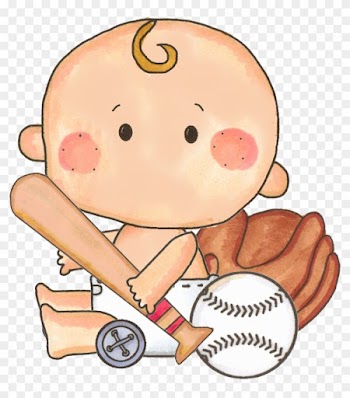 Baseball Clipart Baby Baseball - Baseball Baby Shower Clip Art