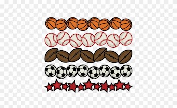 Baseball Clipart Border - Sports Border Clipart