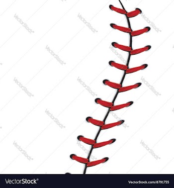 Baseball Lace Background3 vector image