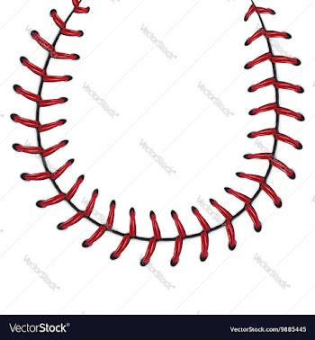Baseball Lace Background8 vector image