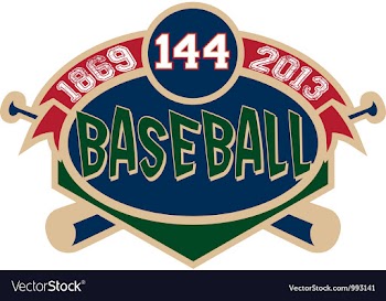 Baseball logo vector image