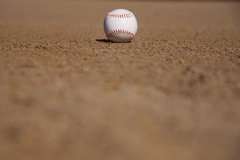 Baseball On Infield
