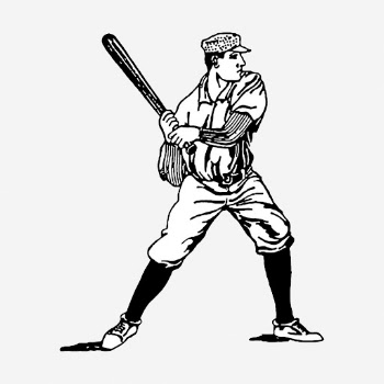 Baseball player drawing, vintage sport | Free Photo - rawpixel