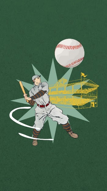Baseball player phone wallpaper, swinging | Free Photo - rawpixel