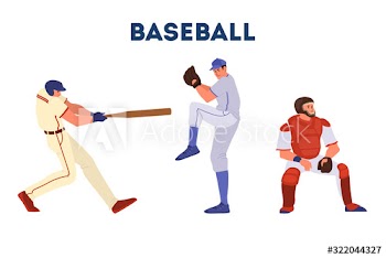 Baseball player throwing and hitting a ball