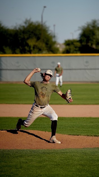Baseball Player Throwing the Ball