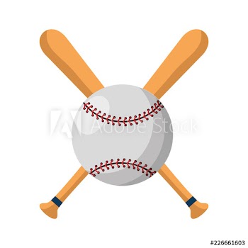 baseball sport ball and bats