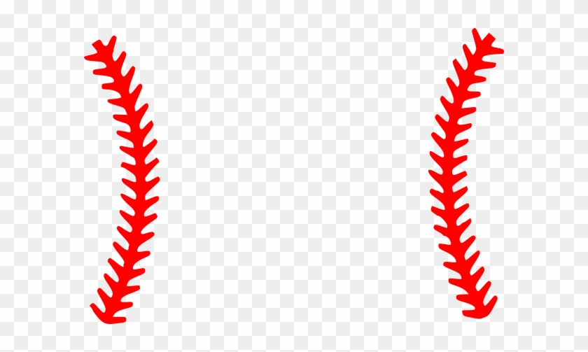 Baseball Stitch Clipart - Softball Laces Clip Art