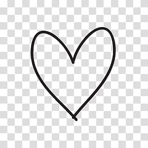 BASIC DOODLES, heart sketch transparent background PNG clipart