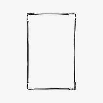 Basic frame clipart, drawing illustration | Free Vector Illustration - rawpixel