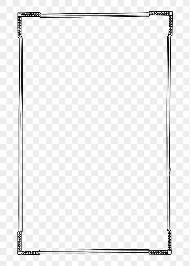 Basic frame png sticker illustration, | Free PNG - rawpixel