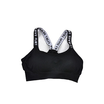 Basic Sports Bra with Letters | Manyastore.online