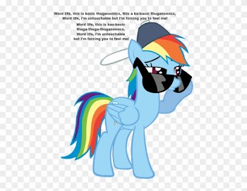 Basic Thuganomics, John Cena, Rainbow Dash, Safe, Solo, - Rainbow Dash Sunglasses