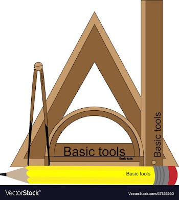 Basic tools vector image