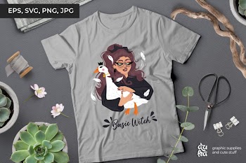 Basic Witch - Halloween | Vector Illustration SVG