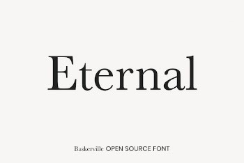 Baskerville open source font by Impallari | Free Font Add-on - rawpixel