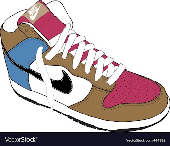 Basket ball boots vector image