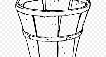 Basket, Easter Basket, Picnic Baskets, Line Art, Line PNG
