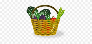 Basket Full Vegetables Food Market Shoppin - Food Basket Clip Art