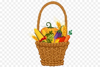 Basket Harvest Autumn Clip art - Pumpkin basket 