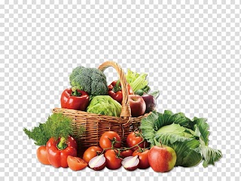Basket of fruits, Organic food Vegetarian cuisine Vegetable Raw foodism, vegetables,Fruits and Vegetables,,Fruits and Vegetables transparent background PNG clipart