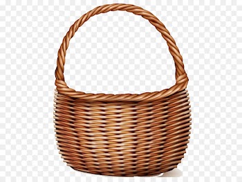 Basket weaving Easter basket Easter Bunny - chocolate egg 