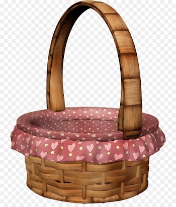 basket wicker pink home accessories picnic basket